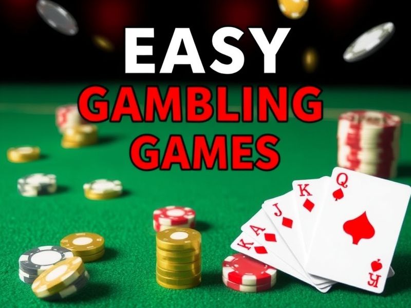 Discover the best easy gambling games for beginners. Learn about simple casino options, online gambling strategies, and low-stakes play for a stress-free gaming experience.